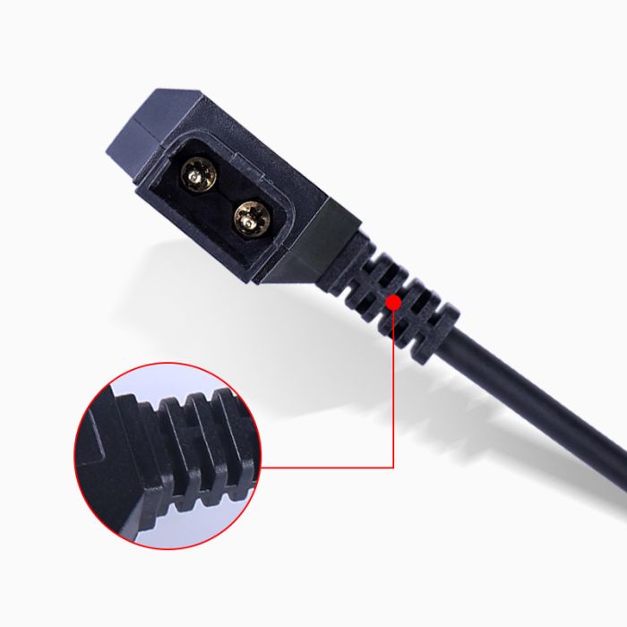 Кабель живлення D-Tap — LEMO 4 pin для CANON C200/C300 MKII (вуглова головка) (код CC08)