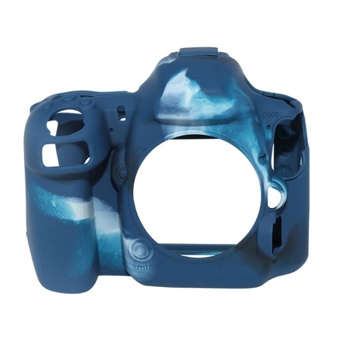 Захисний силіконовий чохол Pixel для фотоапаратів Nikon D500 — камуфляж (океан) (код TBD0603887501D)