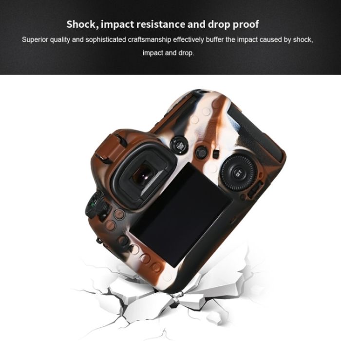 Захисний силіконовий чохол Pixel для фотоапаратів Canon 5D Mark IV — камуфляж (пипля) (код TBD0603887601C)