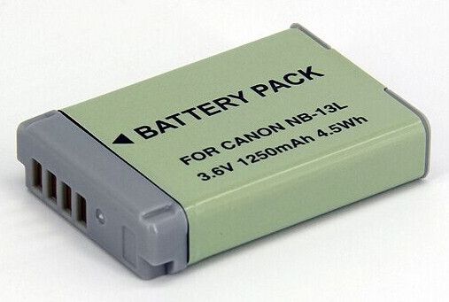 Акумулятор для камер CANON PowerShot G1X Mark III G5X, G7, G7X, G7X Mark II, G9Х - NB-13L - аналог на 1250 ма