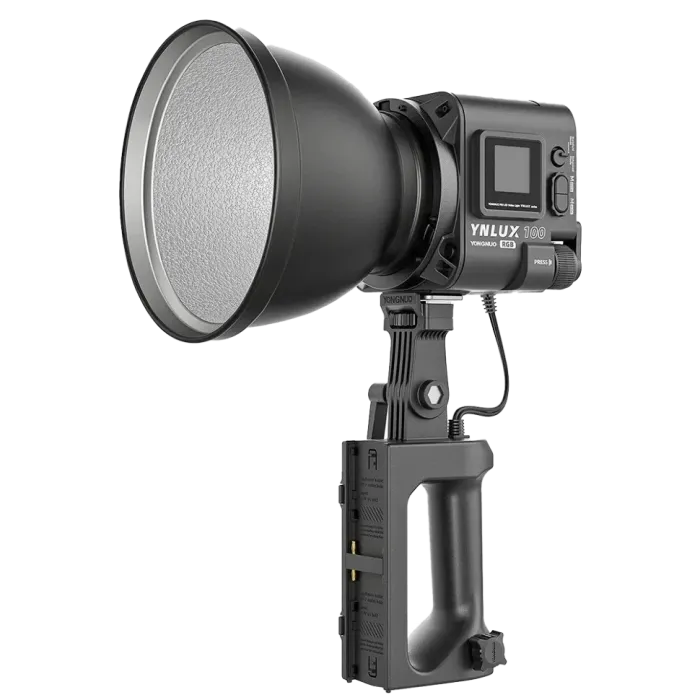 LED-світло, освітлювач, студійне світло Yongnuo YNLUX100 RGB KIT з тримачем і кейсом