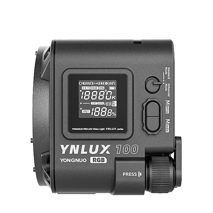 Комплект XL LED-світло Yongnuo YNLUX100 RGB KIT + стійка 2.8 м + софтбокс 55 см + 2 х NP-F750 + зарядне