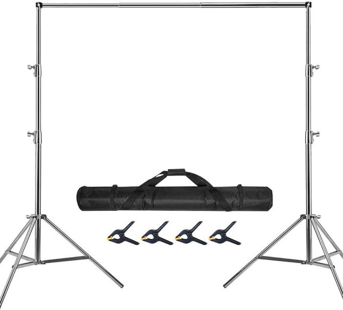 Мобільне встановлення — кріплення фону — тримач фону "фото ворота" з регульованою шириною 2,88 м х 1,2-3,0 м