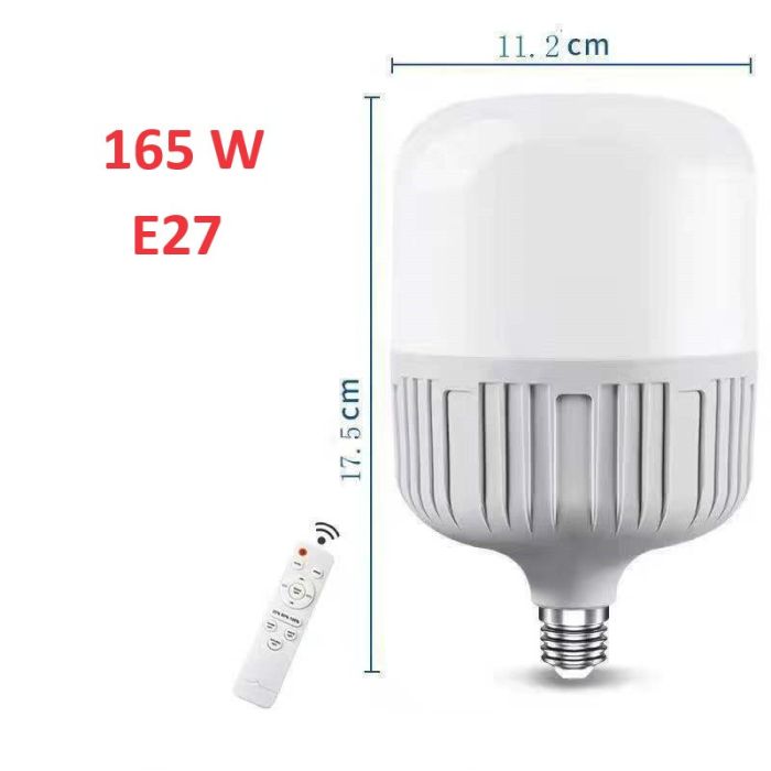 Світлодіодна LED-лампа 165 Вт для фотовідео знімання 3200-5600 K Ra95+ з пультом для студійного світла
