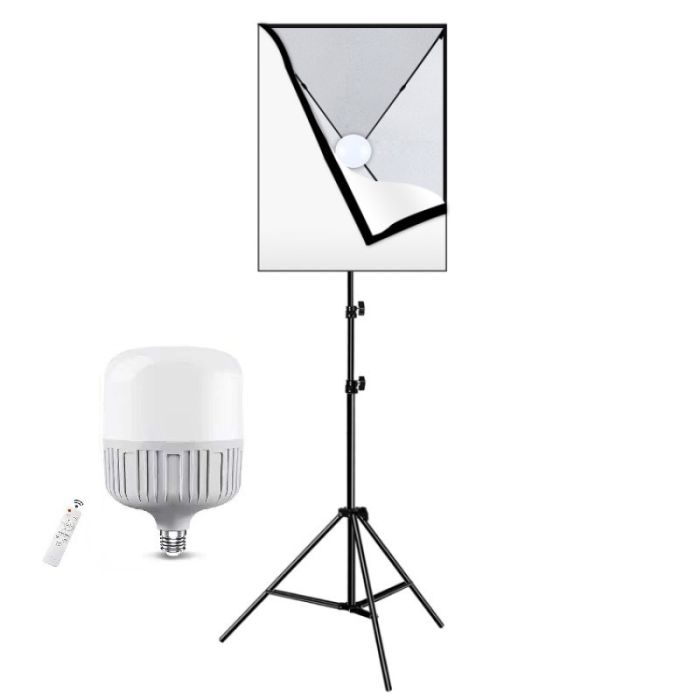 Комплект LED300KIT (софтбокса 50 x 70 см, стійка 2 м, лампа LED 300 ватів, пульт ДК)