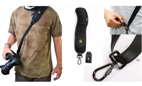 Розвантажувальний плечовий ремінь QUICK STRAP для всіх марок фотоапаратів
