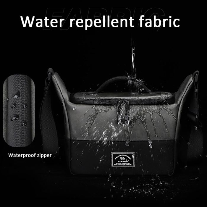 Сумка шкіра PU для фотоапаратів і камер Soudelor (тип "TBD0604233401A") — сіра