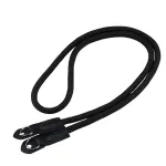 Стильний плечовий шийний ремінь — мотузка (універсальний) для всіх марок фотоапаратів (чорний)