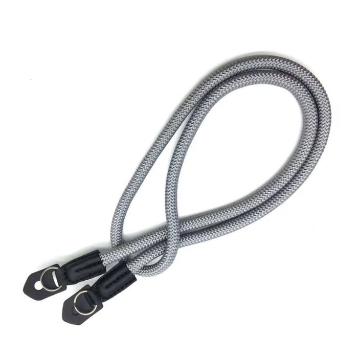 Стильний плечовий шийний ремінь — мотузка (універсальний) для всіх марок фотоапаратів (сірий)