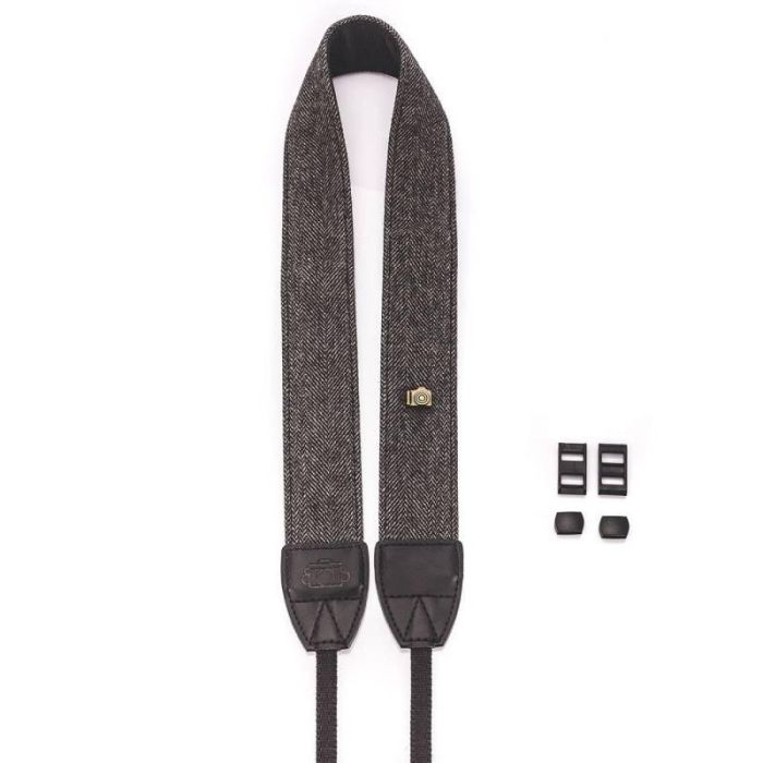Тканий плечовий шийний ремінь (універсальний) для всіх марок фотоапаратів (сірий)