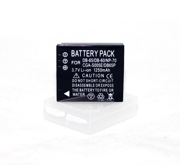 Акумулятор для камер Pentax D-Li106 (DMW-BCC12, CGA-S005E, BP-DC4, NP-70, DB-60, IA-BH125C - аналог 1250ma