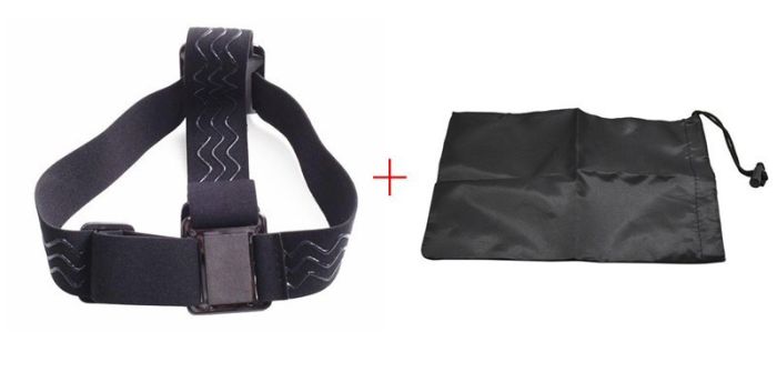 Кріплення на голову + чохол (Head Strap mount) для екшн камер Xiaomi YI, SJCam, GoPRO (код № XTGP23)