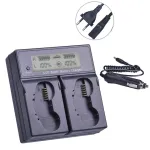 Професійний зарядний пристрій LCD Dual Smart (аналог — MH-21, MH-22) для NIKON (акб EN-EL4, EN-EL4A)