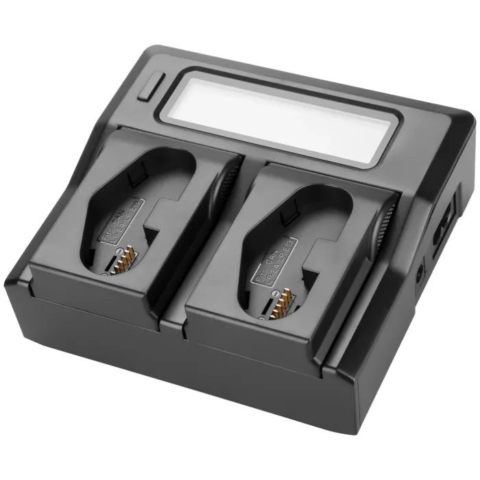 Професійний зарядний пристрій LCD Dual Smart (аналог — LC-E19) для Canon (акб LP-E4, LP-E19)