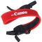 Плечовий шийний ремінь для фотоапаратів CANON (неопрен) — червоний
