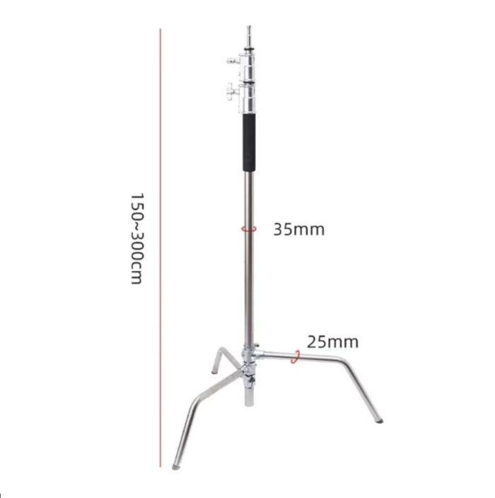 Професійна студійна стійка C-Stand з журалем від Neewer для фото-відео студій (1.5-3 метри)
