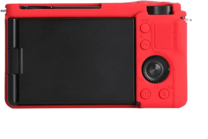 Захисний силіконовий чохол для фотоапаратів SONY ZV-E10 — червоний