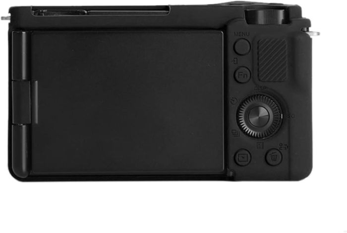 Захисний силіконовий чохол для фотоапаратів SONY ZV-E10 — чорний
