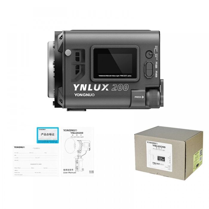 LED-світло, освітлювач, студійне світло Yongnuo YNLUX200 (2700-5600K)