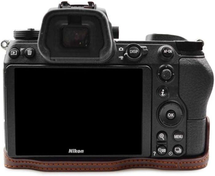 Захисний футляр — чохол для фотоапарата Nikon Z6, Z7, Z6 II, Z7 II з доступом до батарейного відсіку — кави