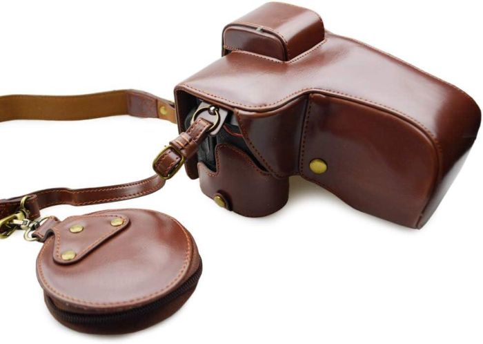 Захисний футляр — чохол для фотоапарата Nikon Z6, Z7, Z6 II, Z7 II з доступом до батарейного відсіку — кави