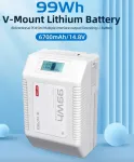 Акумулятор Viltrox Snowpeak BP-V99 V-Mount 99Wh 6700mAh 14.8 V (BV-99) (D-TAP) з TYPE-C