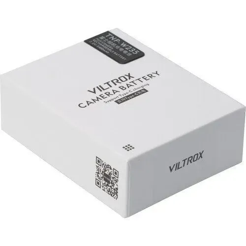 Аккумулятор NP-W235 для камер FujiFilm X-S20 XT5 XT4 XH2 XH2S GFX100 GFX50S II на 2400 ma от Viltrox с TYPE-C