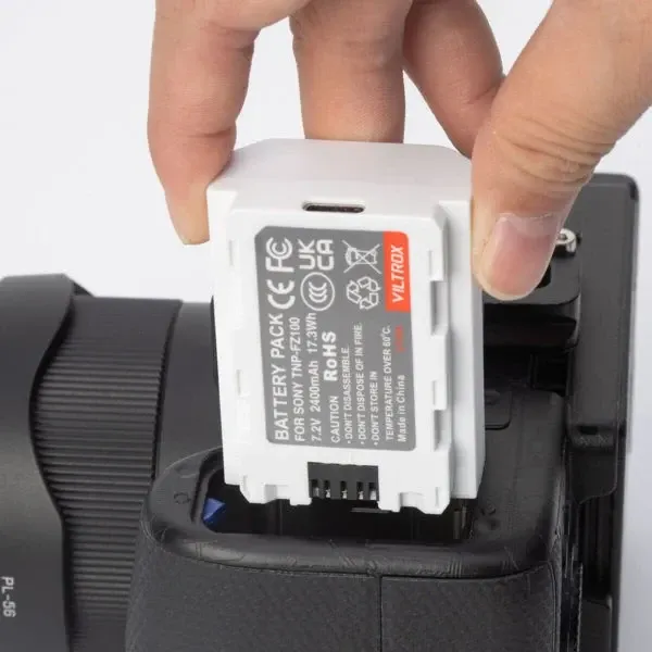 Аккумулятор Viltrox TNP-FZ100 (аналог NP-FZ100) для камер Sony с TYPE-C