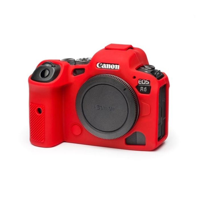 Захисний силіконовий чохол для фотоапаратів Canon EOS R6, R6 Mark II — червоний