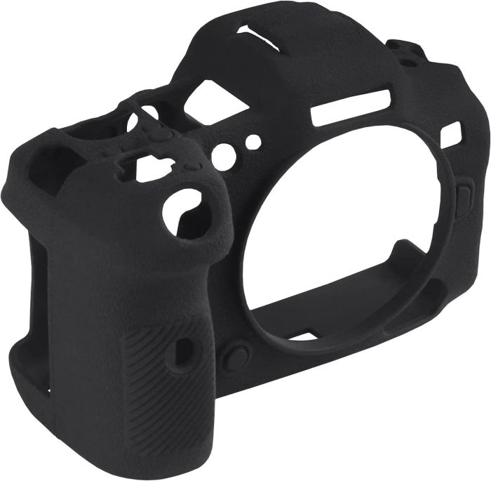 Захисний силіконовий чохол для фотоапаратів Canon EOS R6, R6 Mark II — чорний