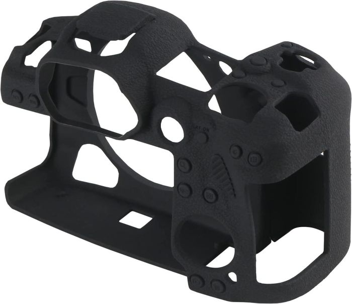 Захисний силіконовий чохол для фотоапаратів Canon EOS R6, R6 Mark II — чорний