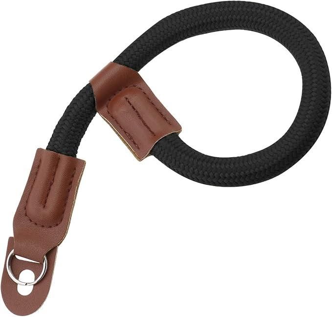 Стильний універсальний пензлевий ремінь (ремішок) — мотузка — для фотоапаратів — чорний (тип B1)