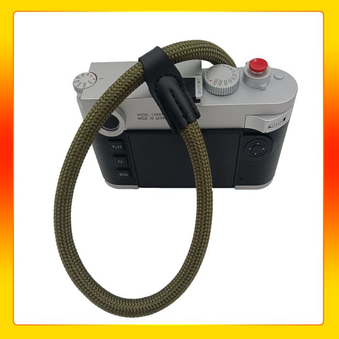 Стильний універсальний кистьовий ремінь (ремішок) — мотузка — для фотоапаратів — зелений (тип 12)