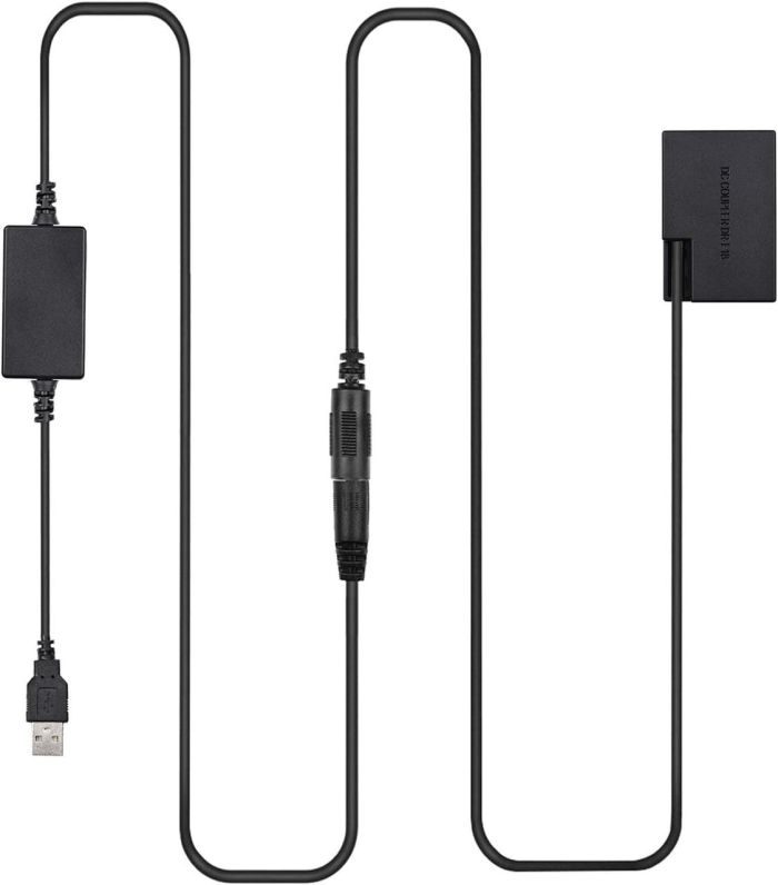 USB адаптер живлення ACK-E18 для Canon EOS 77D, 850D, 800D, 760D, 750D, 200D, 250D — замість акумулятора LP-E17