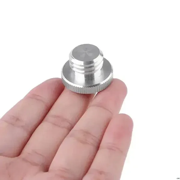 Нарізний адаптер-перехідник різі 1/4 на 5/8 для геодезичних призм і лазерних нівелерів