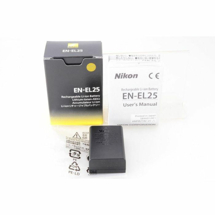 Акумулятор EN-EL25 для фотоапаратів NIKON Z30, Z50, Z fc