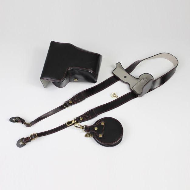 Захисний футляр-чохол для фотоапарата Sony A6600 (ILCE-6600) з доступом до батарейного відсіку — чорний