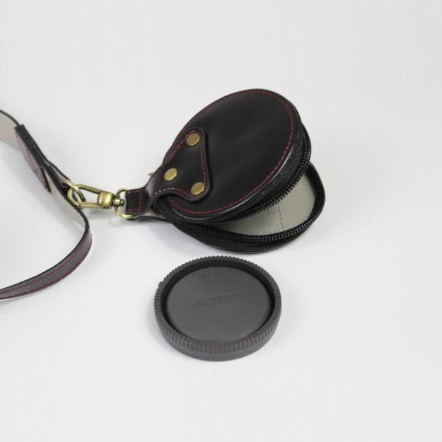 Захисний футляр-чохол для фотоапарата Sony A6600 (ILCE-6600) з доступом до батарейного відсіку — чорний