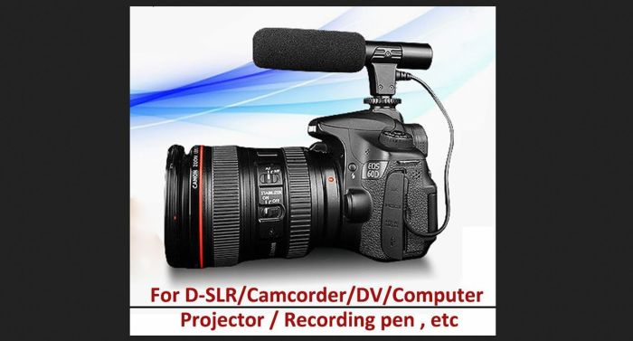 Cтерео мікрофон накамерний Sidande MIC-01