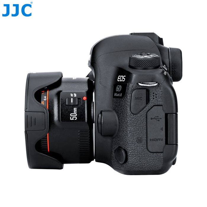Бленда JJC LH-YN50F18II BLACK для об'єктива Yongnuo YN 50mm f/1.8 II для Canon (YN50MM II)