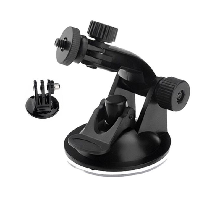 Кріплення з присоскою 5,5 см + адаптер та болт для екшн камер Xiaomi YI, SJCam, GoPRO (код № XTGP51)