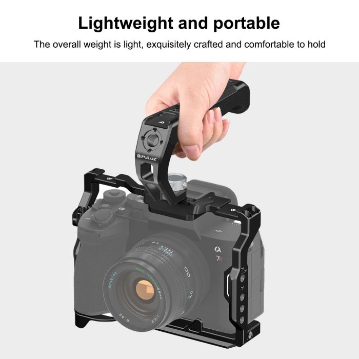 Універсальний верхній тримач для клітки, ручка для клітини, ручка Puluz PU3127B обвіс для фотоапаратів