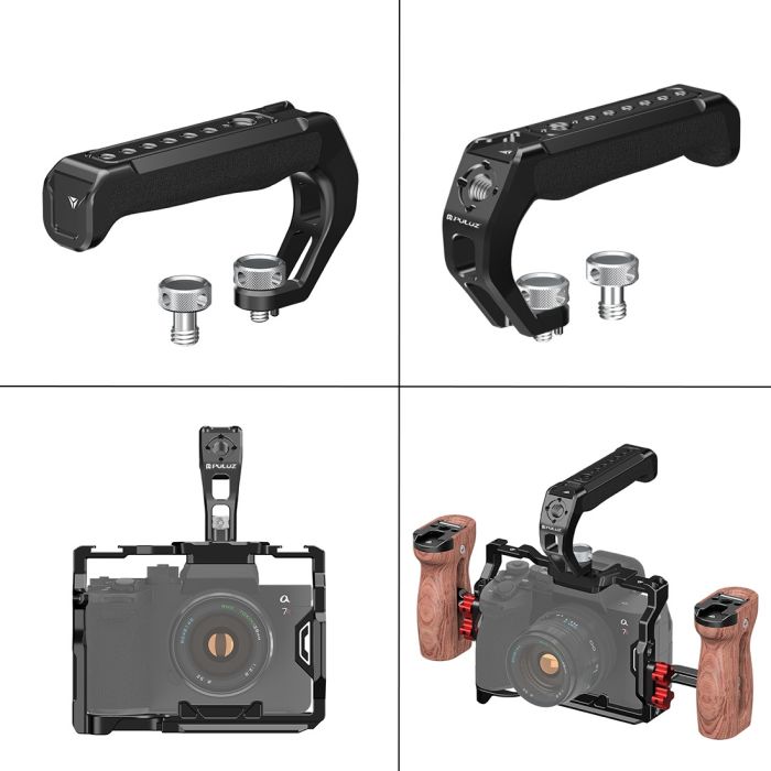 Універсальний верхній тримач для клітки, ручка для клітини, ручка Puluz PU3127B обвіс для фотоапаратів
