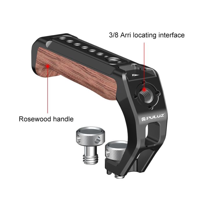Універсальний верхній тримач для клітки, ручка для клітини, ручка Puluz PU3126B обвіс для фотоапаратів