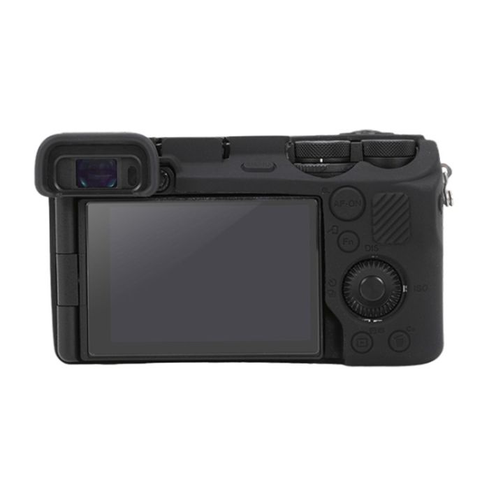 Захисний силіконовий чохол для фотоапаратів SONY A6700 — чорний