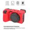 Захисний силіконовий чохол для фотоапаратів SONY A6700 — червоний