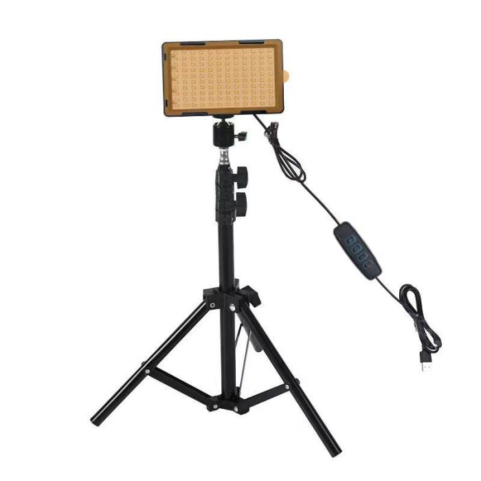 Комплект LED-світла Hongdak HD-120 (2x LED світильника зі стійками та 9 кольоровими світлофільтрами) для макрознімання