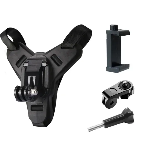 Кріплення екшн-камери або телефона на підборіддя шолом мотоцикла для камер Xiaomi YI, SJCam, GoPRO