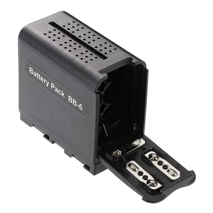 Адаптер Falcon Eyes BB-6 — батарейний блок емулятор Sony NP-F970 (NP-F960, NP-F750, NP-F550)