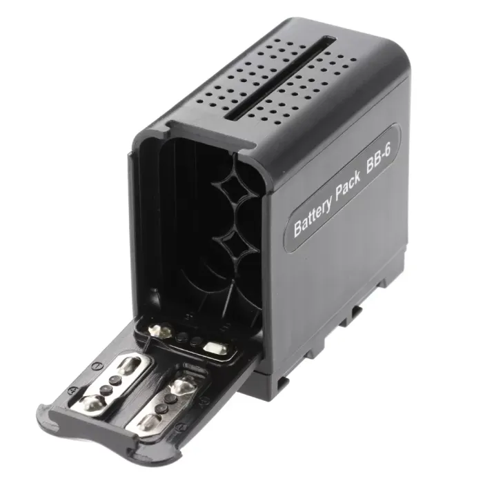 Адаптер Falcon Eyes BB-6 — батарейний блок емулятор Sony NP-F970 (NP-F960, NP-F750, NP-F550)